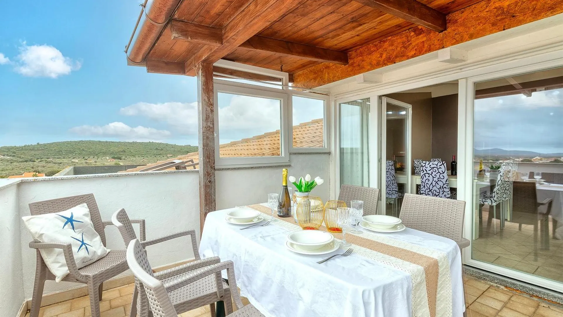 Sea View Terrace Masala Close To The Beach Of Lido Di San Giovanni In Alghero Apartment