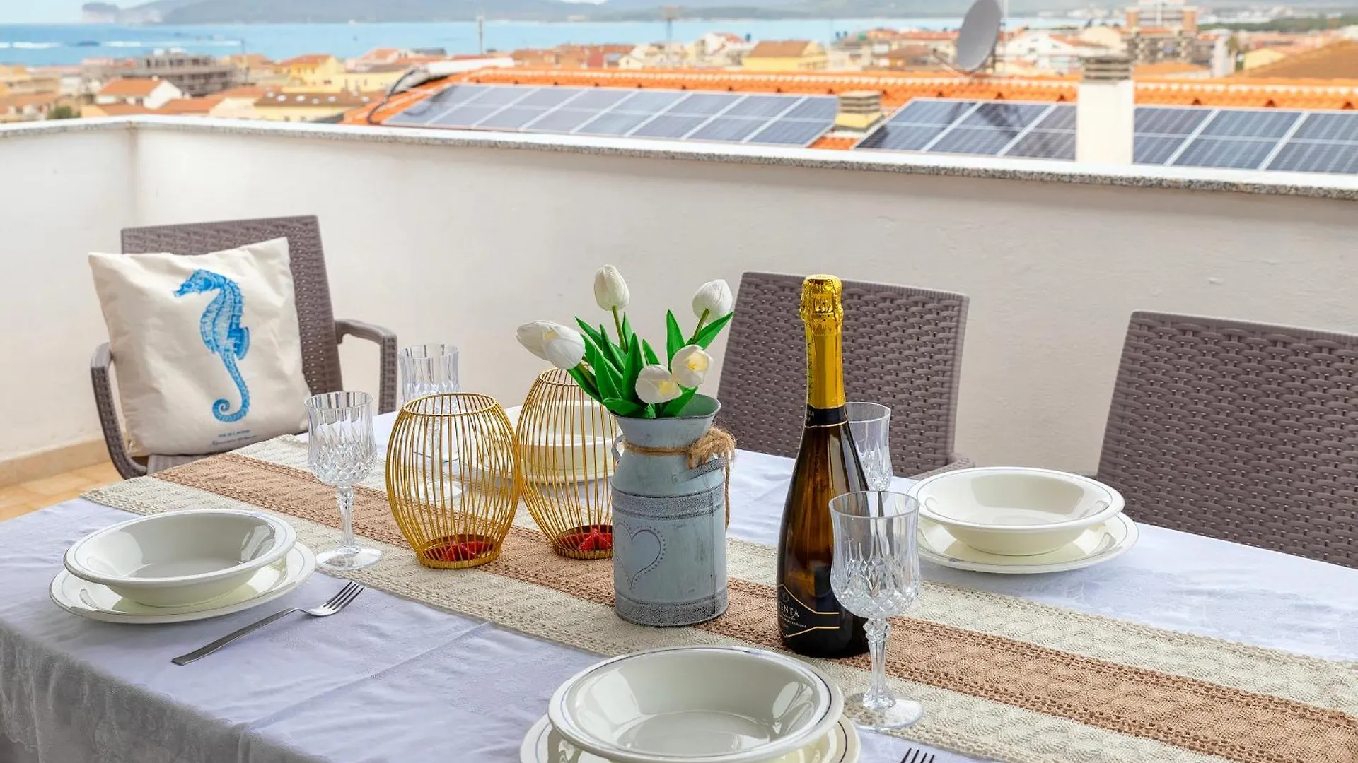 Sea View Terrace Masala Close To The Beach Of Lido Di San Giovanni In Alghero